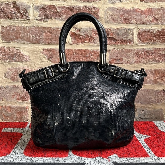 EUC Limited Edition Coach Madison Sophia
Ocelot Crossbody Bag in Black Sequins - Picture 4 of 13